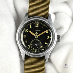 Timor Dirty Dozen WWW2 Military Issued Soldiers Watch c.1944 Vintage Watch Specialist