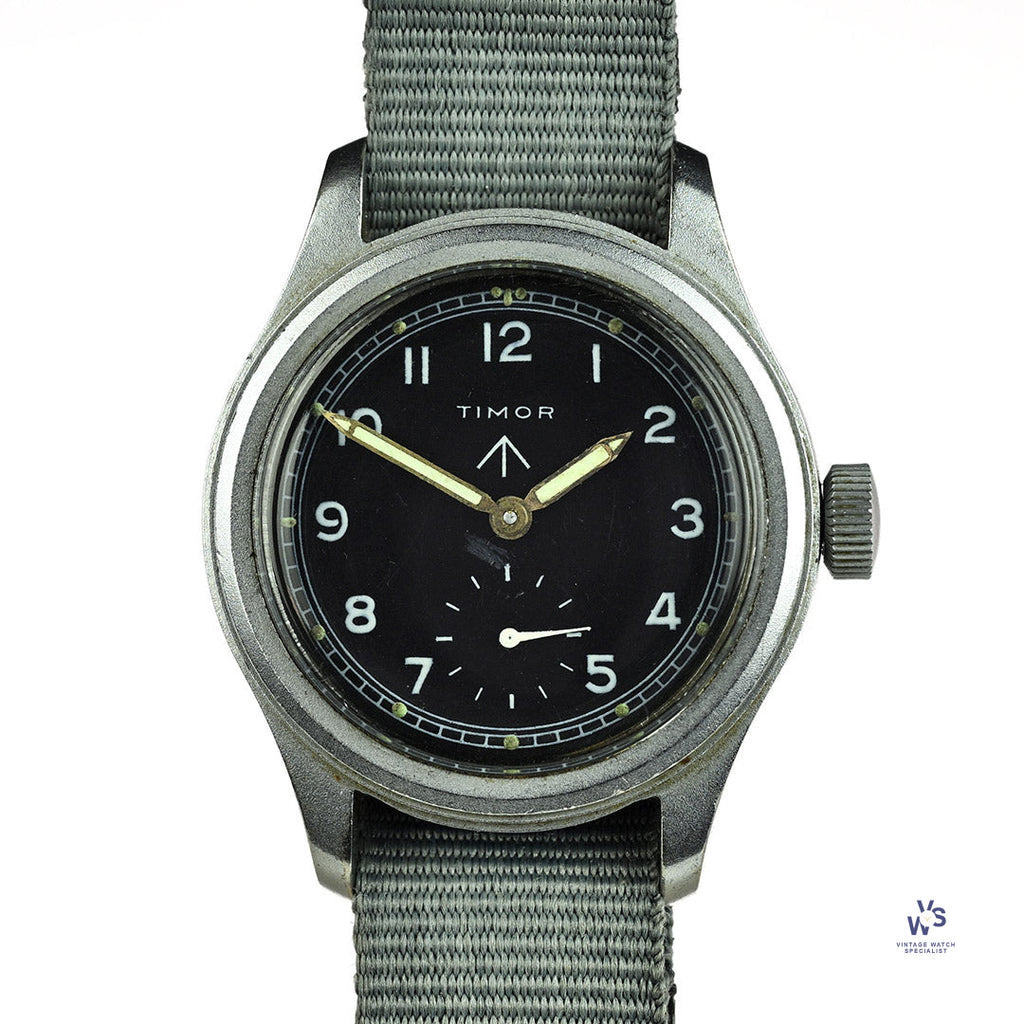 Timor WWW Dirty Dozen MoD Tritium Dial Stunning Condition c.1944 Vintage Watch Specialist