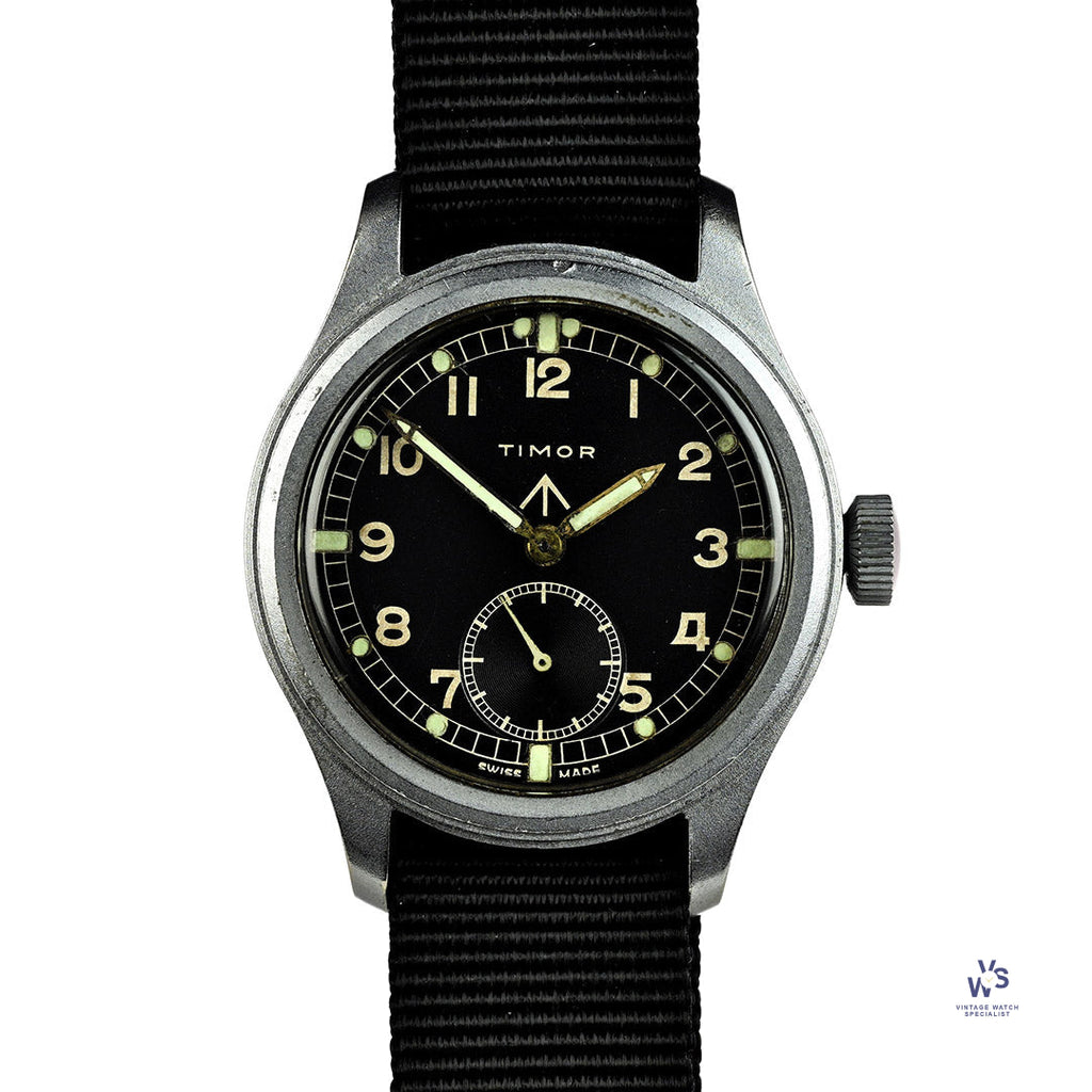 Timor WWW Dirty Dozen WW2 Military Issued Soldiers Watch c.1944 Vintage Watch Specialist