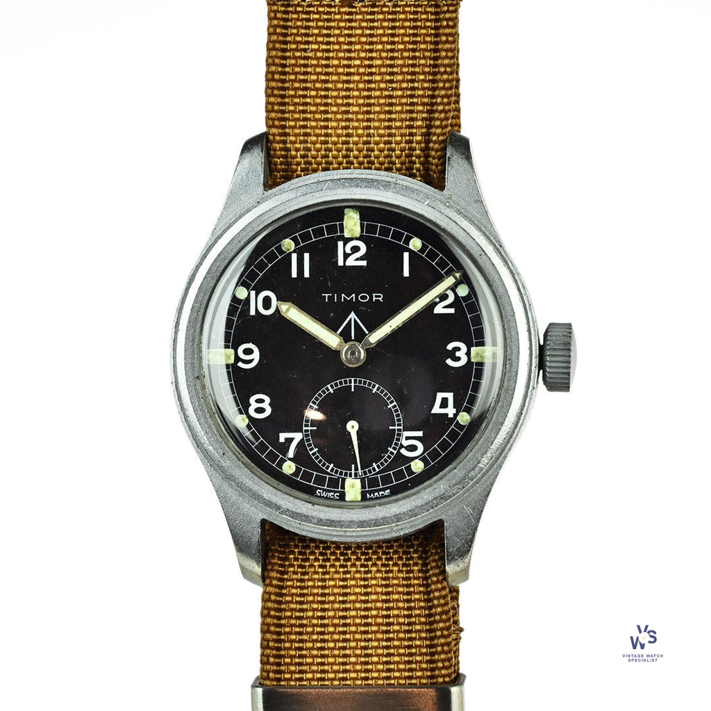 Timor - WWW2 Dirty Dozen - Military Issued - Cal 6060 - c.1945 - Vintage Watch Specialist