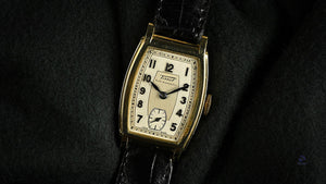 Tissot - 9k Gold Art Deco Dress Watch - Dennison Case - c.1932 - Vintage Watch Specialist