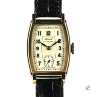 Tissot - 9k Gold Art Deco Dress Watch - Dennison Case - c.1932 - Vintage Watch Specialist