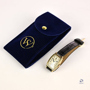Tissot - 9k Gold Art Deco Dress Watch - Dennison Case - c.1932 - Vintage Watch Specialist