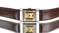 Tissot - Antimagnetique - Art Deco Tank Case - Two Tone Copper/Cream - c.1932 - Vintage Watch Specialist