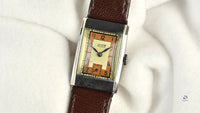 Tissot - Antimagnetique - Art Deco Tank Case - Two Tone Copper/Cream - c.1932 - Vintage Watch Specialist