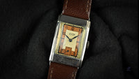 Tissot - Antimagnetique - Art Deco Tank Case - Two Tone Copper/Cream - c.1932 - Vintage Watch Specialist
