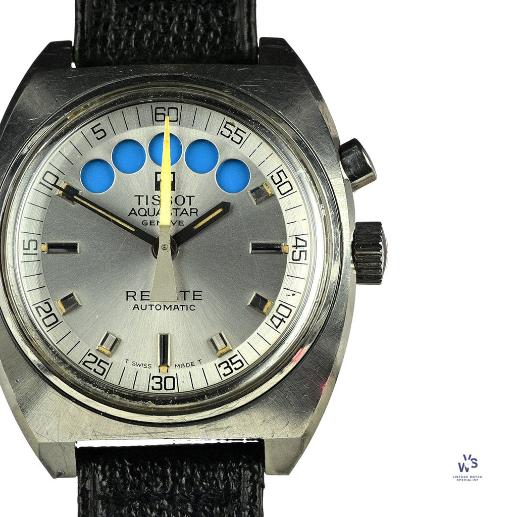 Tissot Aquastar Geneve - Regate Automatic - c.1970s - Vintage Watch Specialist
