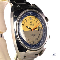 Tissot Automatic Navigator Seastar T.12 - Two Tone World Time Dial - c.1970 - Vintage Watch Specialist