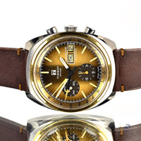 Tissot Navigator - Gold and Steel Automatic with Day Date Chronograph c.1971 Vintage Watch Specialist