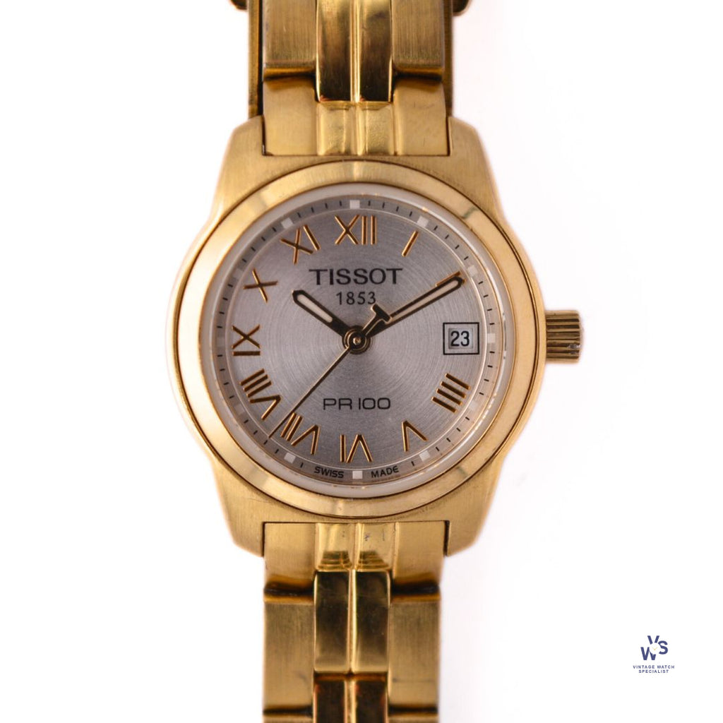 Tissot - PR100 Quartz Ladies Roman Dial Vintage Watch Specialist