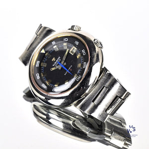 Tissot T12 Automatic Dive Watch - Internal Rotating Bezel - Super Compressor Case - c.1970 - Vintage Watch Specialist