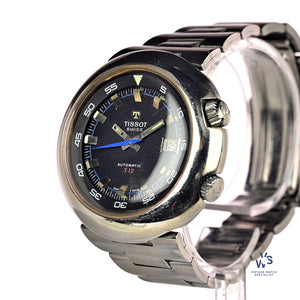 Tissot T12 Automatic Dive Watch - Internal Rotating Bezel - Super Compressor Case - c.1970 - Vintage Watch Specialist
