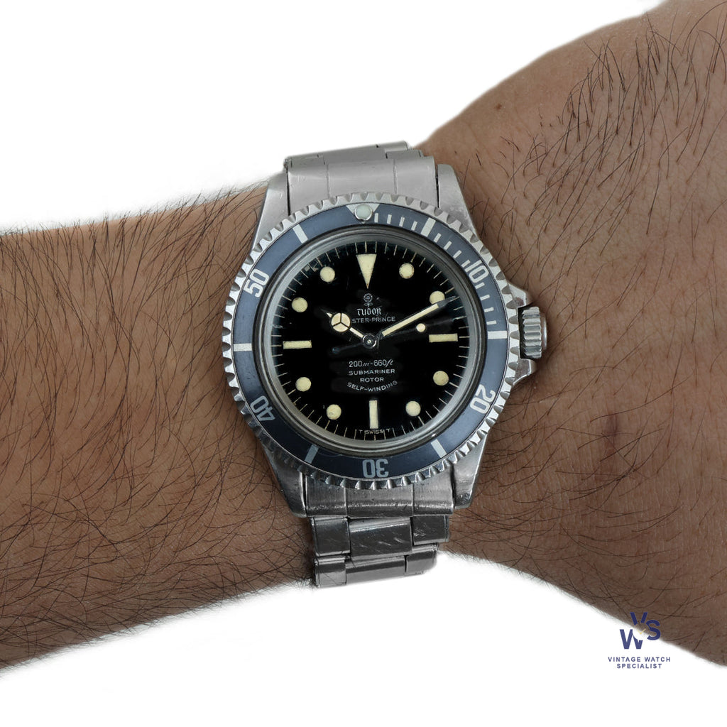 Tudor Oyster Prince Submariner Model Ref: 7928 - MK II - Gilt track – Silver Writing - c.1967 - Vintage Watch Specialist