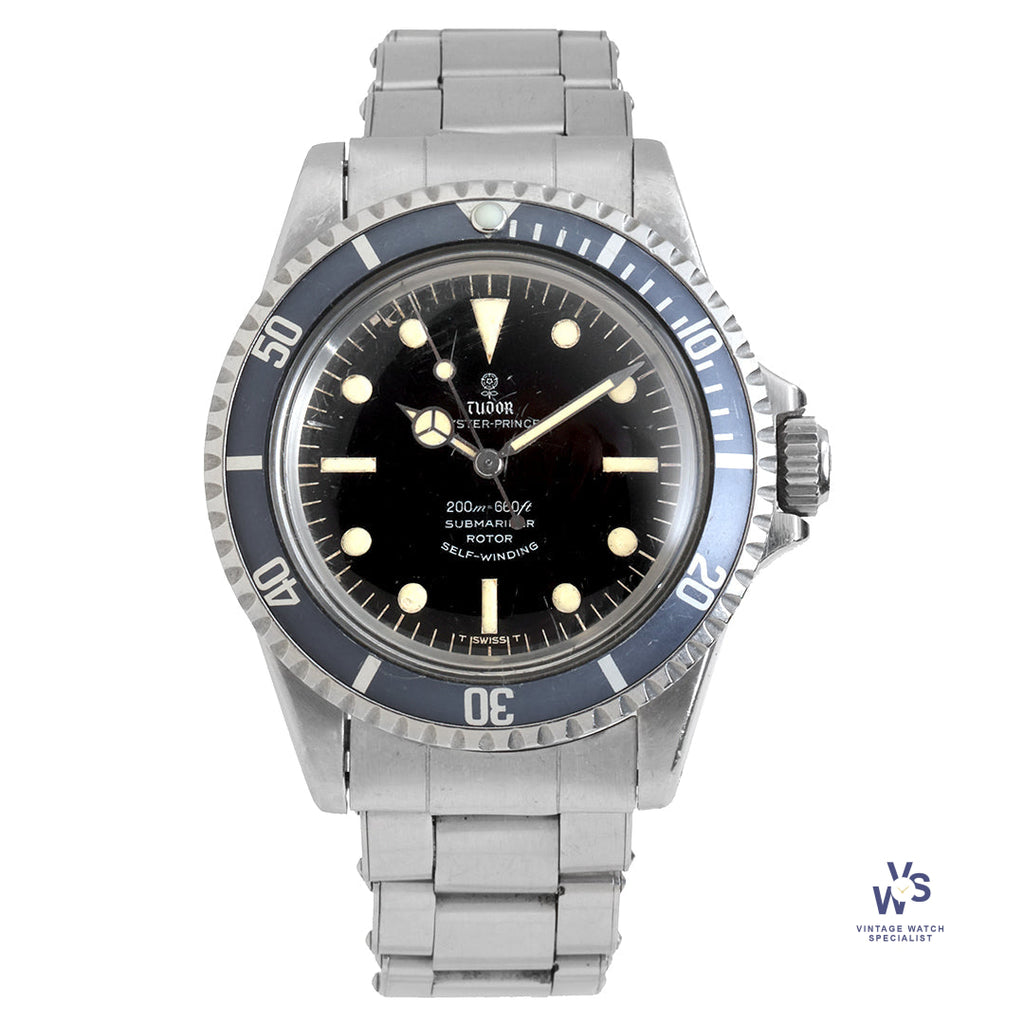 Tudor Oyster Prince Submariner Model Ref: 7928 - MK II - Gilt track – Silver Writing - c.1967 - Vintage Watch Specialist