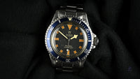Tudor - Oyster Prince Submariner ’Snowflake’ - Blue Early ’Swiss’ Dial with No Date - Model Refreference 7016/0 - Vintage Watch Specialist