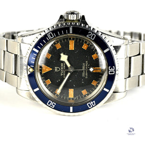 Tudor - Oyster Prince Submariner ’Snowflake’ - Blue Early ’Swiss’ Dial with No Date - Model Refreference 7016/0 - Vintage Watch Specialist