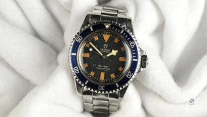 Tudor - Oyster Prince Submariner ’Snowflake’ - Blue Early ’Swiss’ Dial with No Date - Model Refreference 7016/0 - Vintage Watch Specialist