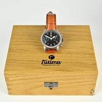 Tutima Flieger Chrono 783/753 - Original Box - Spare Strap - 1990s - Vintage Watch Specialist