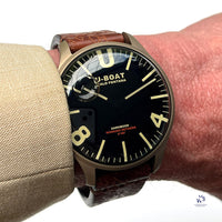 U-Boat Darkmoon Mens Analogue - Quartz - Model Reference 8467/a - with Box and Papers Dated Sept 2022 - Vintage Watch Specialist