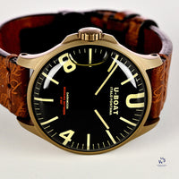 U-Boat Darkmoon Mens Analogue - Quartz - Model Reference 8467/a - with Box and Papers Dated Sept 2022 - Vintage Watch Specialist