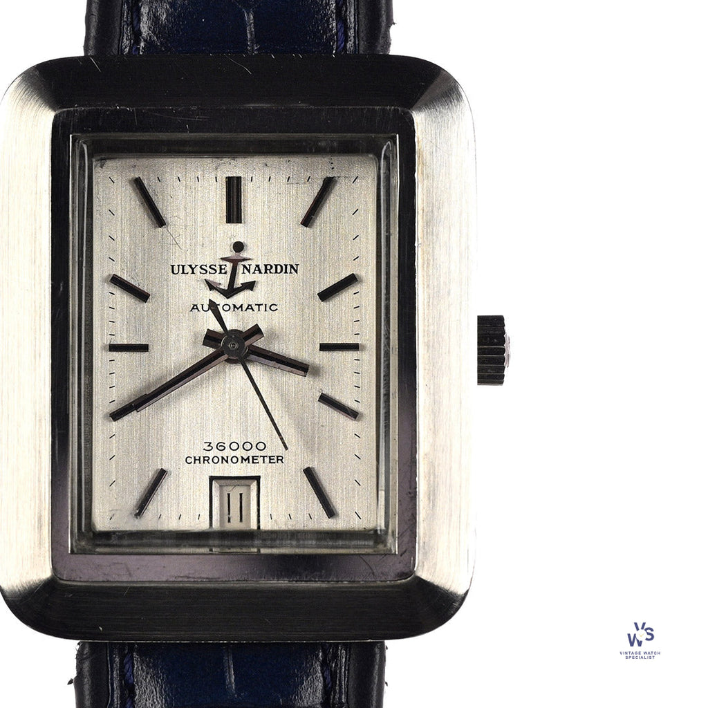Ulysse Nardin Automatic 36000 Chronometer Date - c.1970s - Vintage Watch Specialist