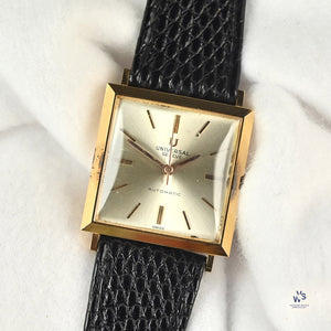 Universal - Geneve - Automatic - Square Case 18K - c.1950s - Vintage Watch Specialist