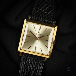 Universal - Geneve - Automatic - Square Case 18K - c.1950s - Vintage Watch Specialist