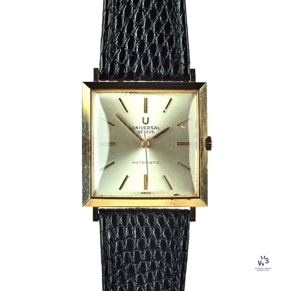 Universal - Geneve - Automatic - Square Case 18K - c.1950s - Vintage Watch Specialist