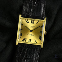 Universal Geneve Dual Signed Cartier Dial - 18k Gold Square Cased Dress Watch - c.1960s - Vintage Watch Specialist
