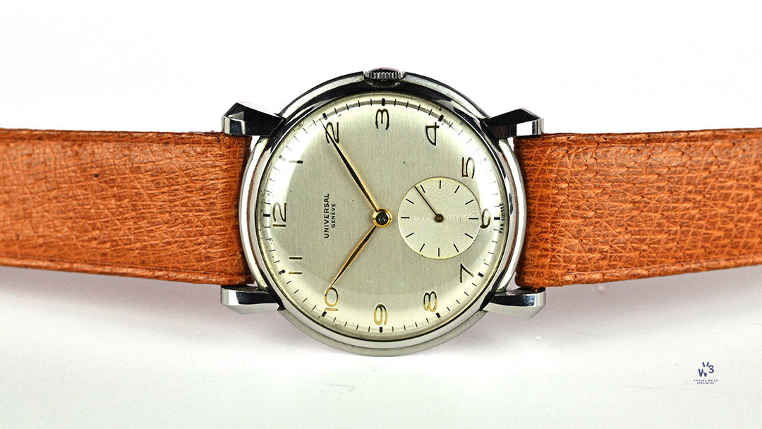 Universal Geneve - FAB SUISSE - Jumbo Dress Watch - c.1950s – Vintage ...