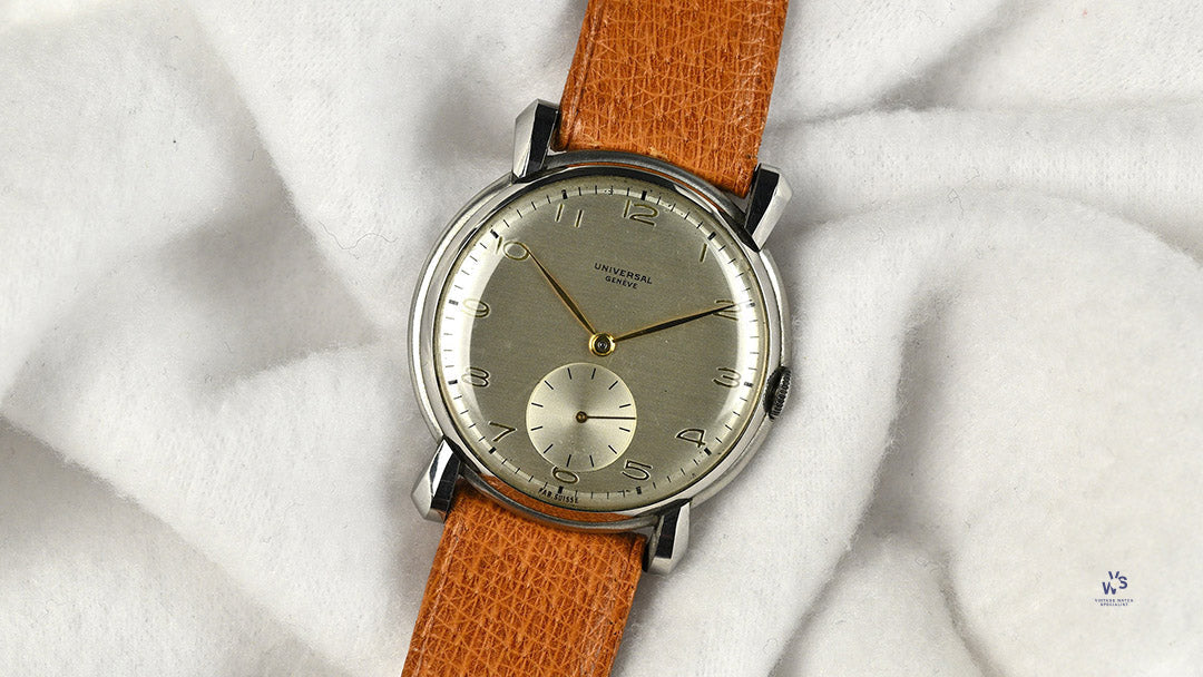 Universal Geneve - FAB SUISSE - Jumbo Dress Watch - c.1950s – Vintage ...