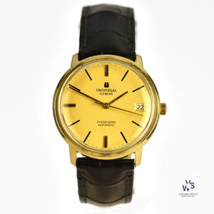 Universal Geneve - Polerouter Automatic - 10k Gold Filled Dress Watch with Date - c.1962 - Vintage Watch Specialist