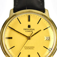 Universal Geneve - Polerouter Automatic - 10k Gold Filled Dress Watch with Date - c.1962 - Vintage Watch Specialist