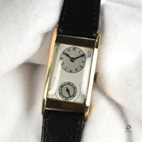 Unnamed Dial 9k Gold Tank Cased Watch Vintage Watch Specialist