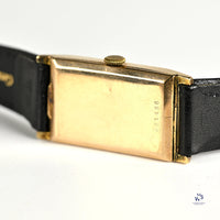 Unnamed Dial 9k Gold Tank Cased Watch Vintage Watch Specialist