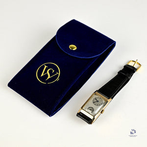 Unnamed Dial 9k Gold Tank Cased Watch Vintage Watch Specialist