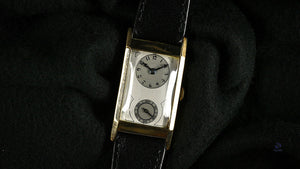 Unnamed Dial 9k Gold Tank Cased Watch Vintage Watch Specialist