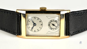 Unnamed Dial 9k Gold Tank Cased Watch Vintage Watch Specialist