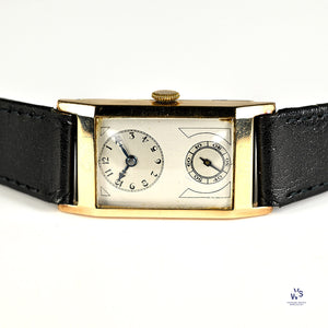 Unnamed Dial 9k Gold Tank Cased Watch Vintage Watch Specialist