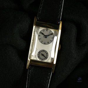 Unnamed Dial 9k Gold Tank Cased Watch Vintage Watch Specialist