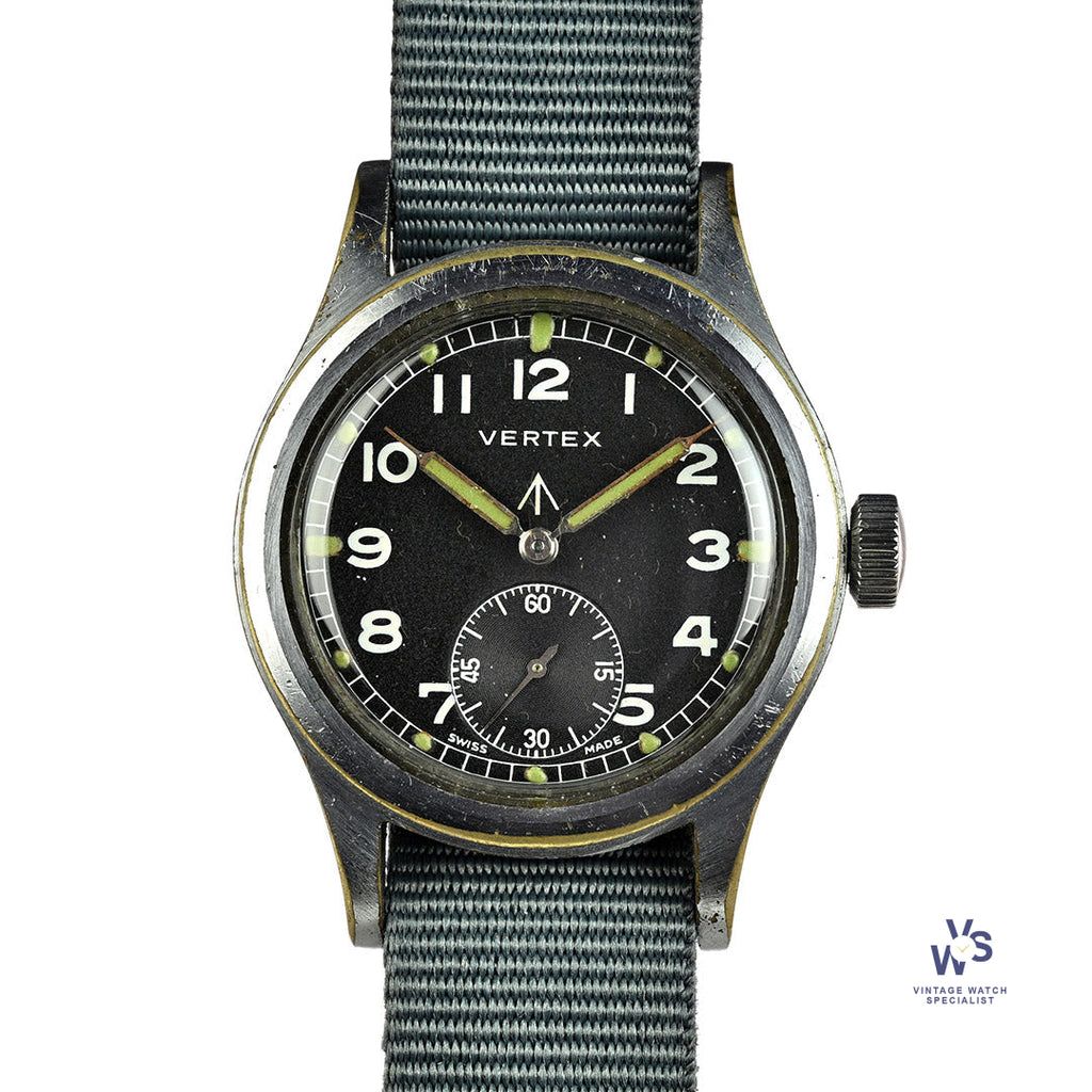 Vertex Dirty Dozen - WW2 Military Issued - Original Condition - c.1944 - Vintage Watch Specialist
