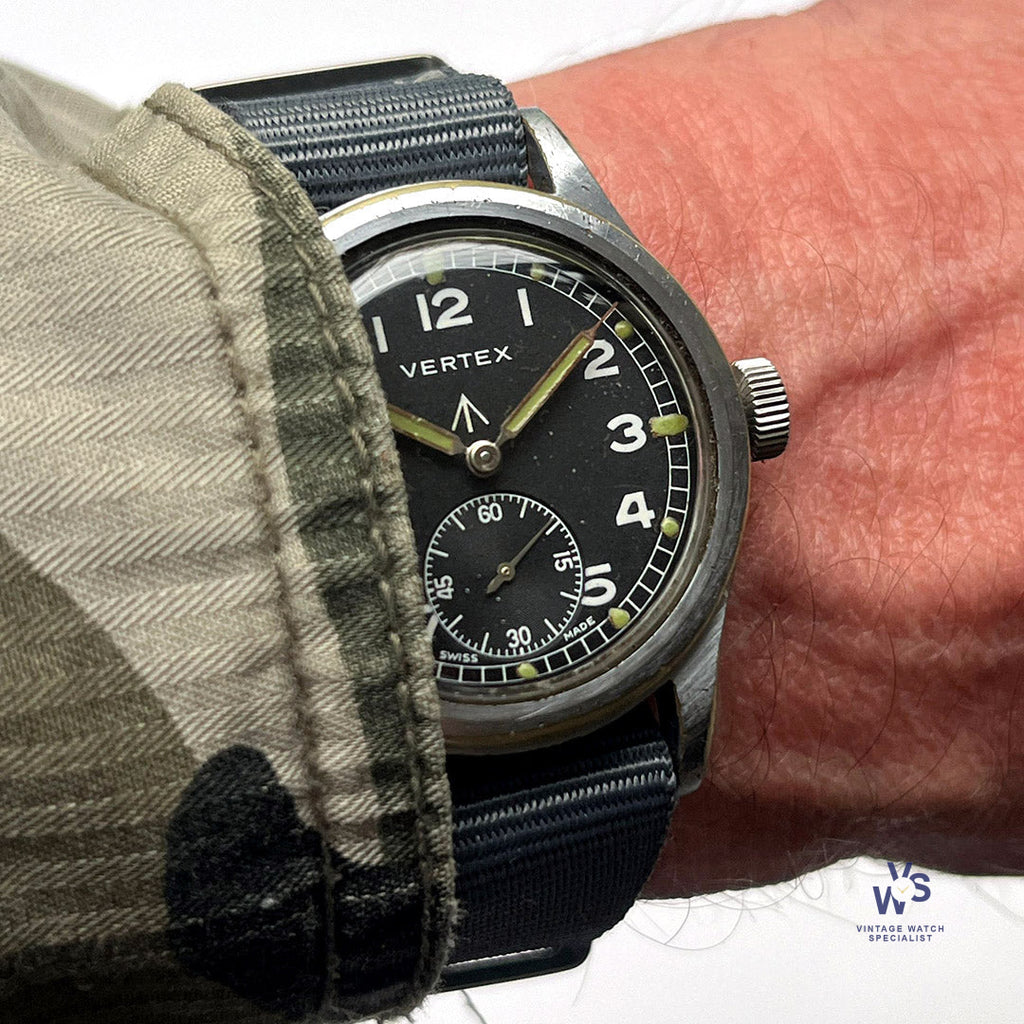 Vertex Dirty Dozen - WW2 Military Issued - Original Condition - c.1944 - Vintage Watch Specialist