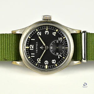 Vertex Dirty Dozen WW2 Military Issued Soldiers Watch c.1944 Vintage Watch Specialist