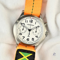 Vertex - MP45 Arctic - Unworn 2022 - Case back Ref: 00059 - Jamaican Bobsled Team Issued 2022 Winter Olympics - Vintage Watch Specialist