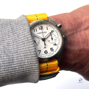 Vertex - MP45 Arctic - Unworn 2022 - Case back Ref: 00059 - Jamaican Bobsled Team Issued 2022 Winter Olympics - Vintage Watch Specialist