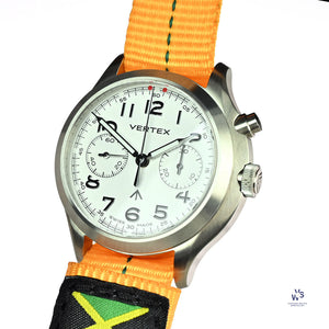 Vertex - MP45 Arctic - Unworn 2022 - Case back Ref: 00059 - Jamaican Bobsled Team Issued 2022 Winter Olympics - Vintage Watch Specialist