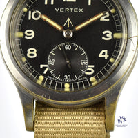 Vertex WWW - A Dirty Dozen Military Issued Wrist Watch - c.1945 - Calibre 59 Movement - Vintage Watch Specialist