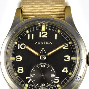 Vertex WWW - A Dirty Dozen Military Issued Wrist Watch - c.1945 - Calibre 59 Movement - Vintage Watch Specialist