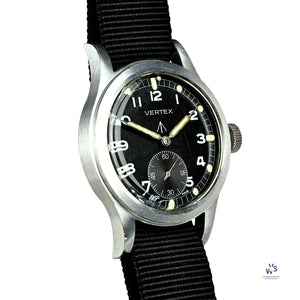 Vertex WWW Dirty Dozen Original Condition Matching Case and Lug Numbers c.1944 Vintage Watch Specialist