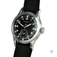 Vertex WWW Dirty Dozen Original Condition Matching Case and Lug Numbers c.1944 Vintage Watch Specialist